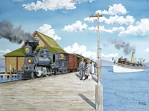 Train Meets the Tahoe